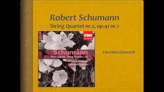 Schumann String Quartet 2 op412  Video Score  Cherubini Quartett [upl. by Akere]