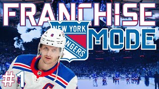 NHL 25 New York Rangers Franchise mode 1 “TROUBYEquot [upl. by Xyla]