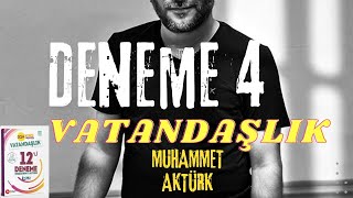 VATANDAŞLIK DENEME 4 Muhammet AKTÜRK [upl. by Longley]