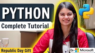 Python Tutorial for Beginners Full Course at shradhaKD  Republic Day Gift [upl. by Lionel]