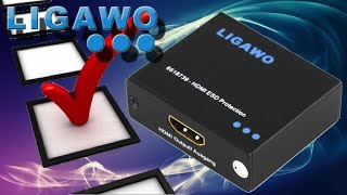 Hardware Check  Ligawo 6518739 HDMI ESD EFT Schutz v elektrostatischer Entladung [upl. by Onabru517]