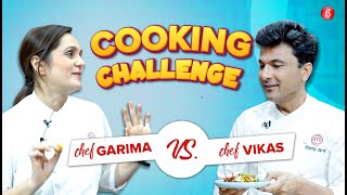 Vikas Khanna vs Garima Arora in a HILARIOUS Cooking Challenge  Sandwich Recipes  MasterChef India [upl. by Rodger58]