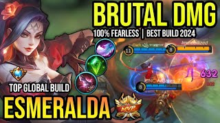 ESMERALDA BEST BUILD 2024  TOP GLOBAL ESMERALDA GAMEPLAY  MOBILE LEGENDS✓ [upl. by Phillips]