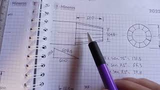 cálculo de una reducción radial de un tubo [upl. by Assenov]