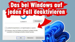 Gar keine gute Idee in Windows  Laufwerk komprimieren  verbraucht doppelt Speicher [upl. by Aneri]