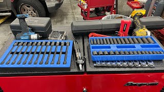 Tool Haul and showing off my new SnapOn KRSC430 slide top cart [upl. by Rebhun722]