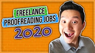 Freelance Proofreading Jobs 2020 Earn Money To Point Out Errors [upl. by Eycal]