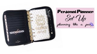 Personal Planning Set Up  Planning Like A Pro  Kate Spade Wellesley [upl. by Anaujait]