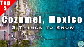 5 Things You Should Know BEFORE You Visit Cozumel [upl. by Euqirrne]