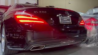 2014 Mercedes Benz R231 SL550 Twin Turbo V8 Cold Start 12142023 [upl. by Ettelloc]