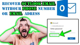 How to Recover Outlook Password without Phone Number and email 2020 Outlook Forget Password [upl. by Aloysia]