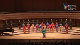 Vocalista Harmonic Choir ISI Yogyakarta Indonesia  Tari Indang  West Sumatra Folk Song [upl. by Bratton]