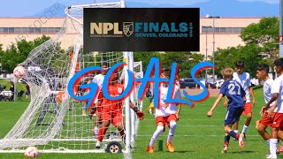 NPL Finals 2023 Denver  Colorado  U13 Most of the goals scored at the tournament [upl. by Adnarym]