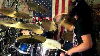 Glen Monturi  Sandblasted Skin Pantera Drum Cover [upl. by Ayikahs]