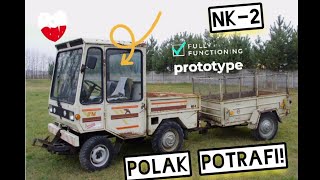 Prototyp PRL Traktorek 126p komunalny NK 2 Ciągnik Maluch Legendy PRLu ZMB nk2 motoQba 126p nk2 [upl. by Asela937]