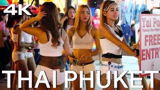 Patong Beach Thailand Phuket 4K Walk Nightlife [upl. by Grier971]