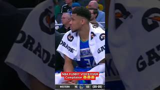 NBA FUNNY VOICEOVER Compilation 😂😂😂 shorts [upl. by Lust]