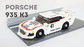 Kremer Porsche 935 K3  Custom Lego Speed Champions MOC [upl. by Yaya]