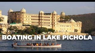 Boat Ride at Lake Pichola amp Jagmandir Island Places to visit in Udaipur Things To Do In Udaipur [upl. by Scarito499]