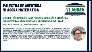 Palestra de Abertura  VI ÁGORA MATEMÁTICA [upl. by Hellman]