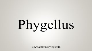 How To Say Phygellus [upl. by Thorlay]