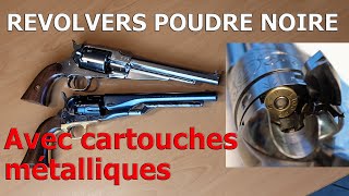 UTILISER DES CARTOUCHES METALLIQUES AVEC UN REVOLVER POUDRE NOIRE [upl. by Aroon]