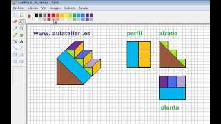 Tecnología en la ESO  Alzado planta y perfil [upl. by Reffinej304]