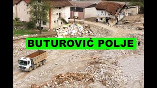 Katastrofalne poplave Buturovic Polje Snimak iz zraka u niskom letu 4K dron [upl. by Giraud]