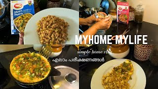 Simple home vlog  Tasty nibbles Meen peera  Healthy veg egg omelete  MyhomeMylife [upl. by Hackett532]