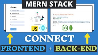 🔴 MERN 29 Connect React with NodeJS amp MongoDB  Stored Registration Form Data in Database in MERN [upl. by Esinereb]