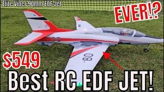 EXPERT TESTS Eflite Viper 90mm RC EDF JET The BEST All Around [upl. by Aihsemaj]