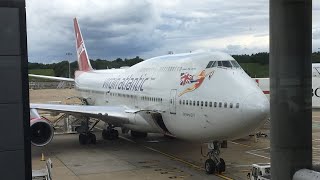 virgin Atlantic 747400 flight from London gatwick to varadero airport cuba [upl. by Howlend997]