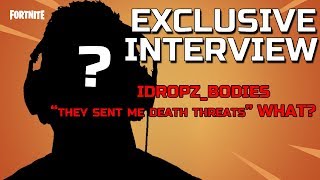 EXCLUSIVE Fortnite Interview with IDropzBodies DID HE quotCHEATquot Clearing the air [upl. by Rehoptsirhc]