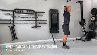 Overhead Cable Tricep Extension [upl. by Idnib]