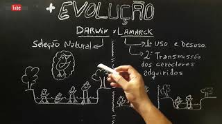 Darwin e Lamarck  EVOLUÇÃO  Resumo Completo [upl. by Dnaltruoc35]