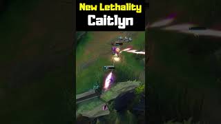 New Lethality Caitlyn  League of Legends shorts [upl. by Bringhurst]