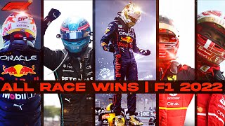 All Race Wins  F1 2022 Season [upl. by Yllib]