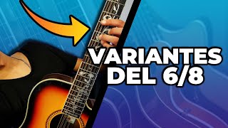 8 Variantes RASGUEO 68 ✅Tutorial Guitarra  Principiantes🎸 [upl. by Ymmak]