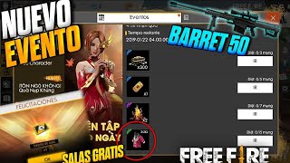 ¡Ya Salio Nuevo Evento De Hip Hop Nueva Arma Barret 50 y Salas Privadas Gratis Garena Free Fire [upl. by Anitsud]