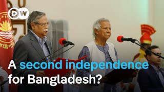 Muhammad Yunus sworn in to lead Bangladesh’s interim government  DW News [upl. by Reiche524]