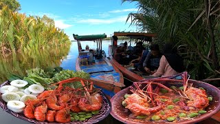 Mancing dan bermalam diperahu langsung masak seafood setelah jackpot ikan mahal [upl. by Lelith636]