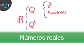 Clasificación de los números reales [upl. by Ecaroh]