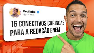 OS MELHORES CONECTIVOS PARA A REDAÇÃO DO ENEM  PROF VINÍCIUS OLIVEIRA [upl. by Austin]