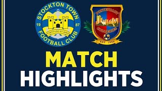 HIGHLIGHTS  Stockton Town 31 Pontefract Collieries [upl. by Fawnia]