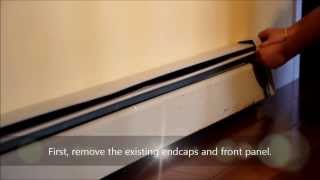 Baseboarders®  The Easy Slipon Baseboard Heater Cover [upl. by Ertnod705]