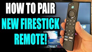 FireStick How to Pair New Remote Without Old Remote [upl. by Shaum60]