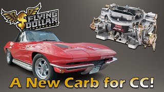 Installing a New Edelbrock AVS2 Carb 1963 Corvette 327 Chevy [upl. by Cinda501]