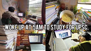 12hr continuous study sessions 💪 a productive day in my life UPSC 2024 prelims STUDY VLOG [upl. by Aihsilef]