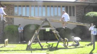 Big Guy vs Little Guy on Giant SeeSaw [upl. by Mcripley]