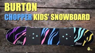 Burton Chopper Flat Top Toddler amp Kids Snowboard  Product Overview amp Tips [upl. by Franky]